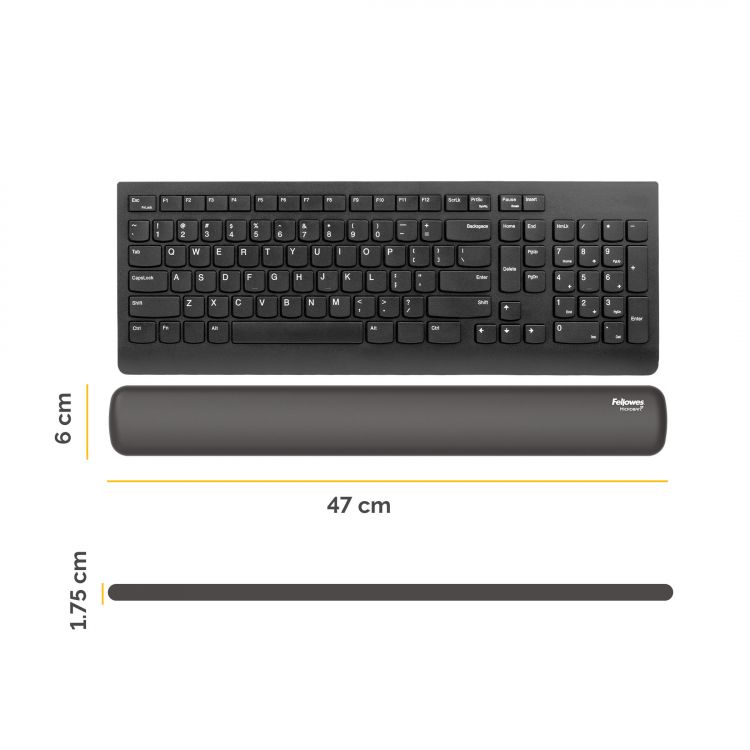 Fellowes Breyta  Keyboard Wrist Rest Black - Image 6