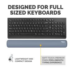 Fellowes Breyta  Keyboard Wrist Rest Marine thumbnail 4