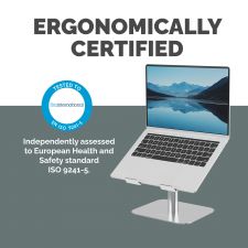 Fellowes Alumia Desk Laptop Stand Silver thumbnail 7