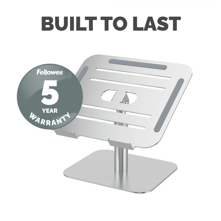 Fellowes Alumia Desk Laptop Stand Silver - Image 2