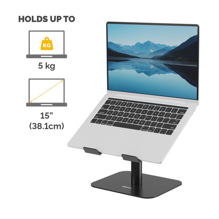 Fellowes Alumia Desk Laptop Stand Black - Image 3