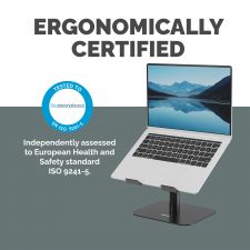 Fellowes Alumia Desk Laptop Stand Black thumbnail 7