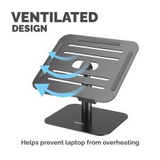 Fellowes Alumia Desk Laptop Stand Black thumbnail 6