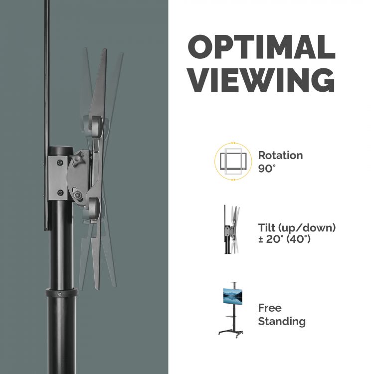 Fellowes Mobile TV Stand - Image 5