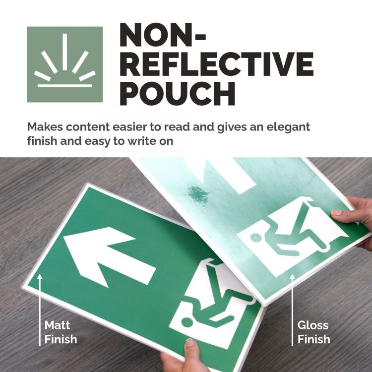 Fellowes Recycled A5 Matt Lam Pouch 100pk - Image 8