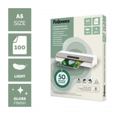 Fellowes Recycled A5 Gloss Lam Pouch 100pk thumbnail 4