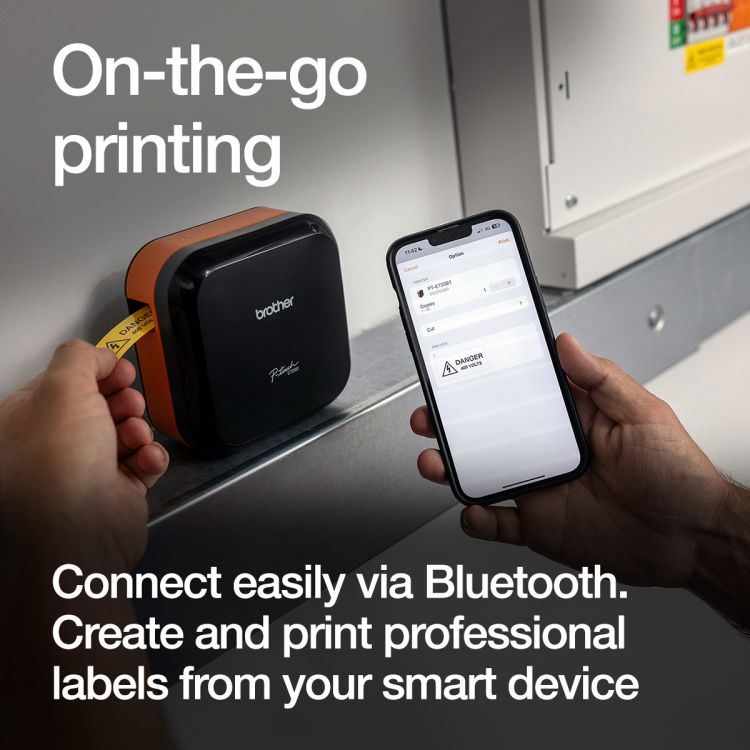 Brother PT-E720BT P-Touch CUBE Labelling Machine - Image 4