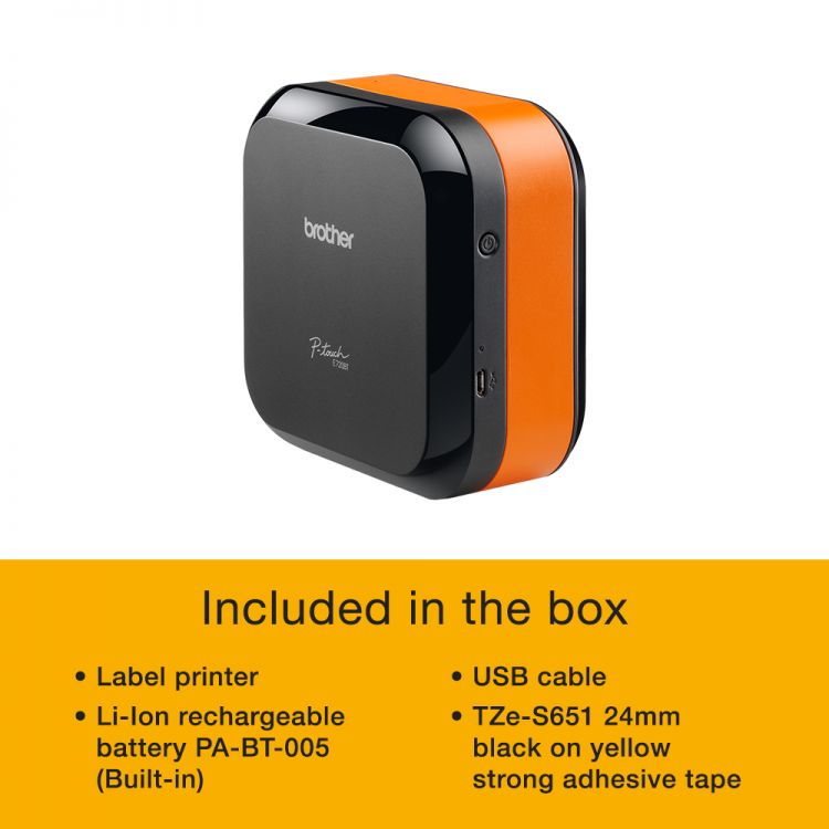 Brother PT-E720BT P-Touch CUBE Labelling Machine - Image 5