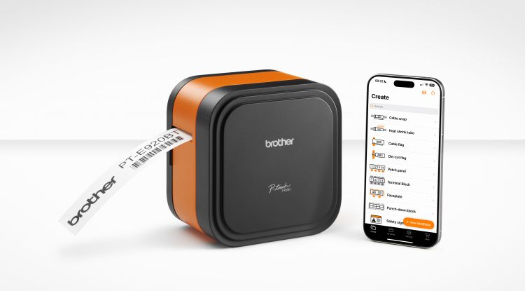 Brother PT-E920BT P-Touch CUBE  Labelling Machine - Image 9