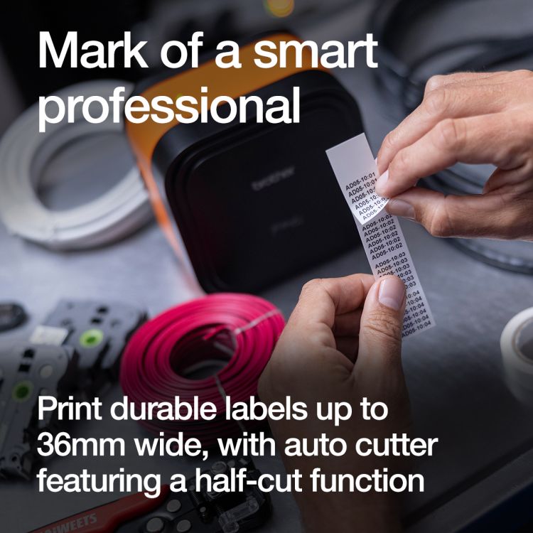 Brother PT-E920BT P-Touch CUBE  Labelling Machine - Image 6