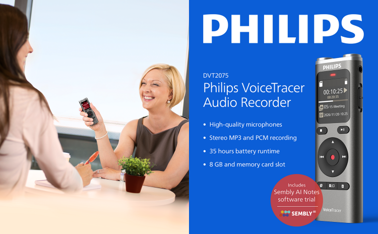 Philips DVT2075 VoiceTracer Audio Recorder - Image 6