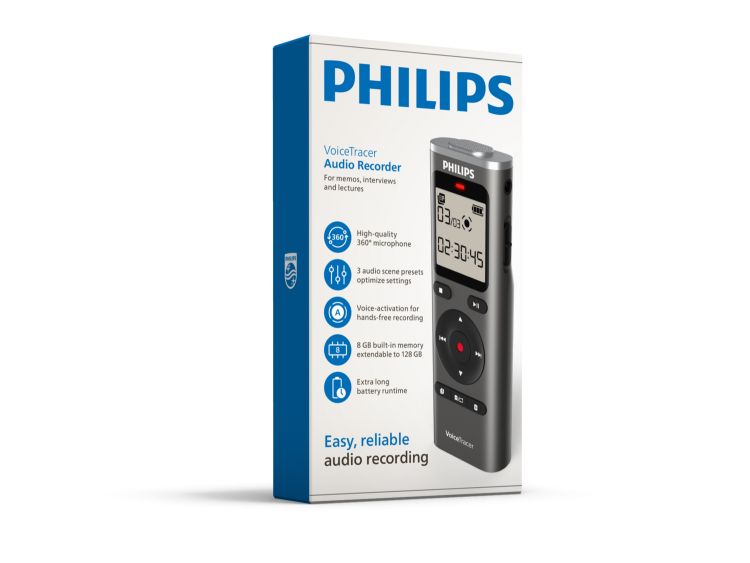 Philips DVT1170 VoiceTracer Audio Recorder - Image 8