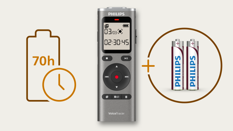 Philips DVT1170 VoiceTracer Audio Recorder - Image 7