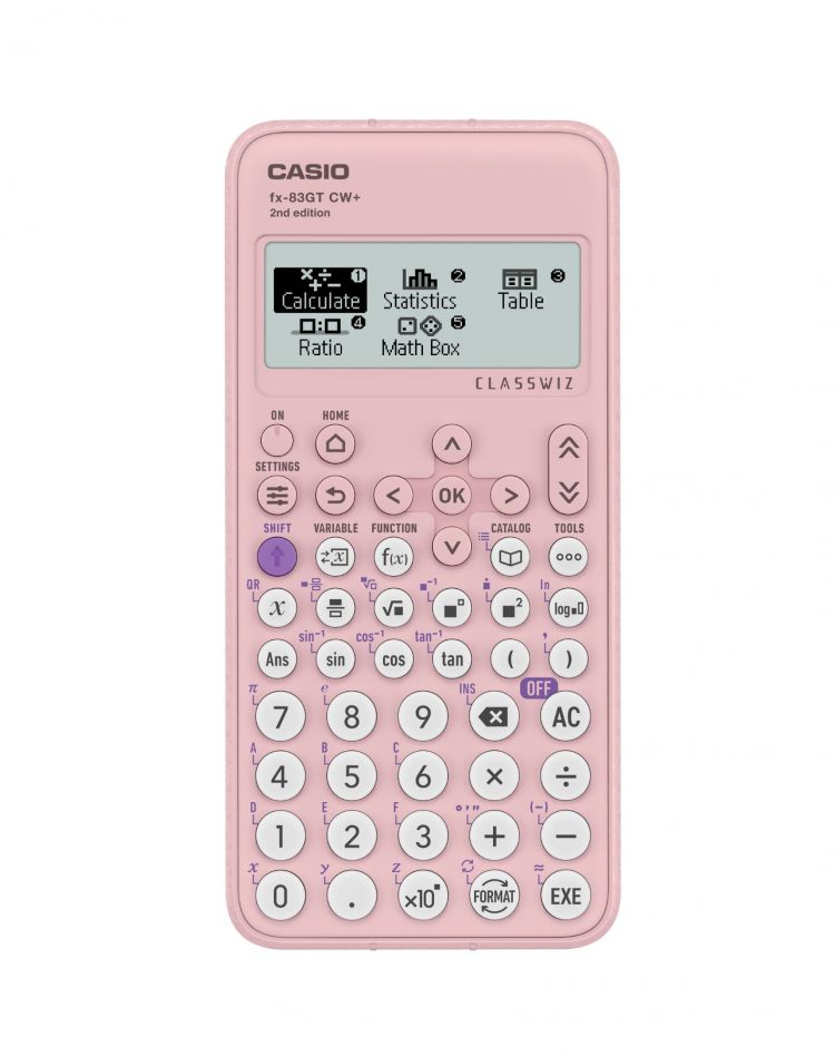 Casio FX-83GTCW+ Scientific Calculator Pink - Image 1