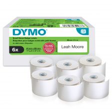 DYMO LabelWriter Small Name badge Labels 41 mm x 89 mm Pack of 6 Rolls thumbnail 2