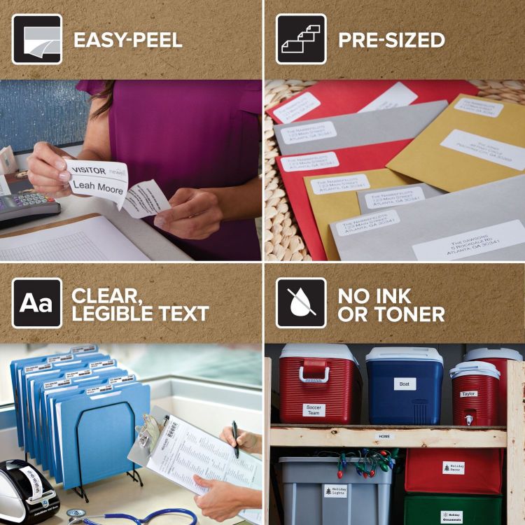DYMO11354 LabelWriter Small Multi-Purpose Labels 32 mm x 57 mm Pack of 24 Rolls - Image 5