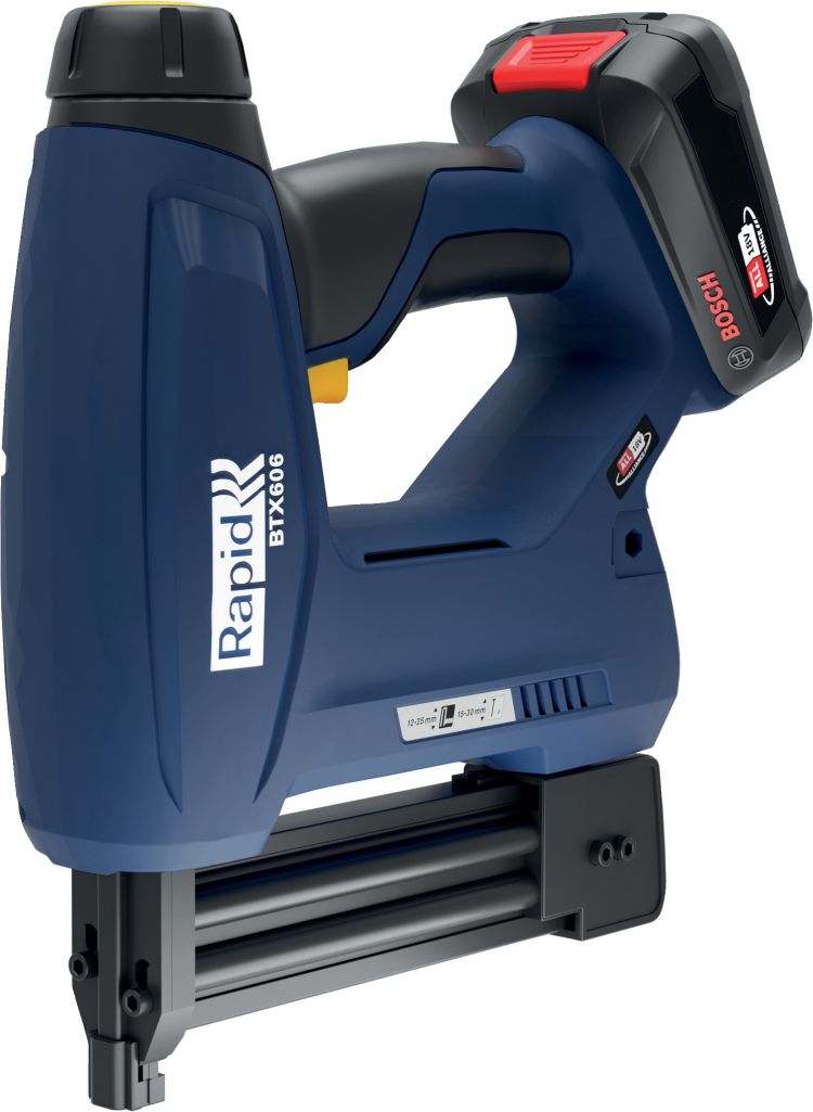 Rapid BTX606 Battery-powered staple gun for narrow crown staples 18V P4A - Image 3