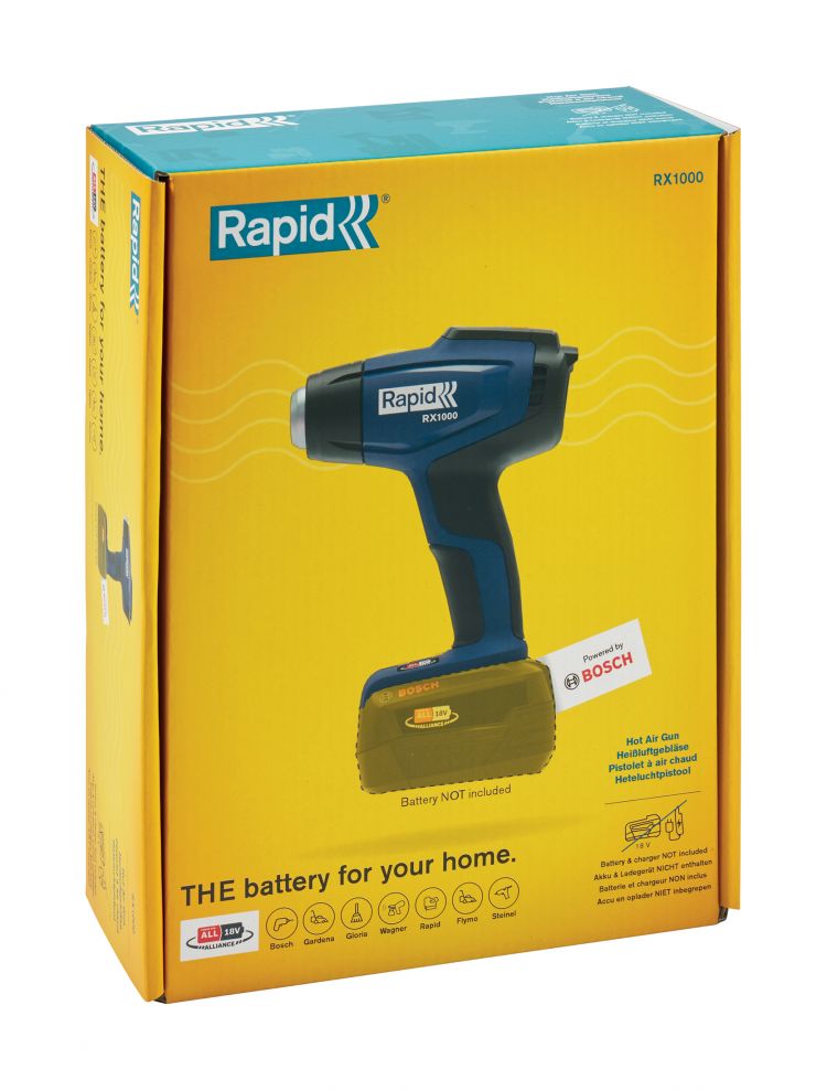 Rapid Hot Air Gun RX1000 18V P4A - Image 4