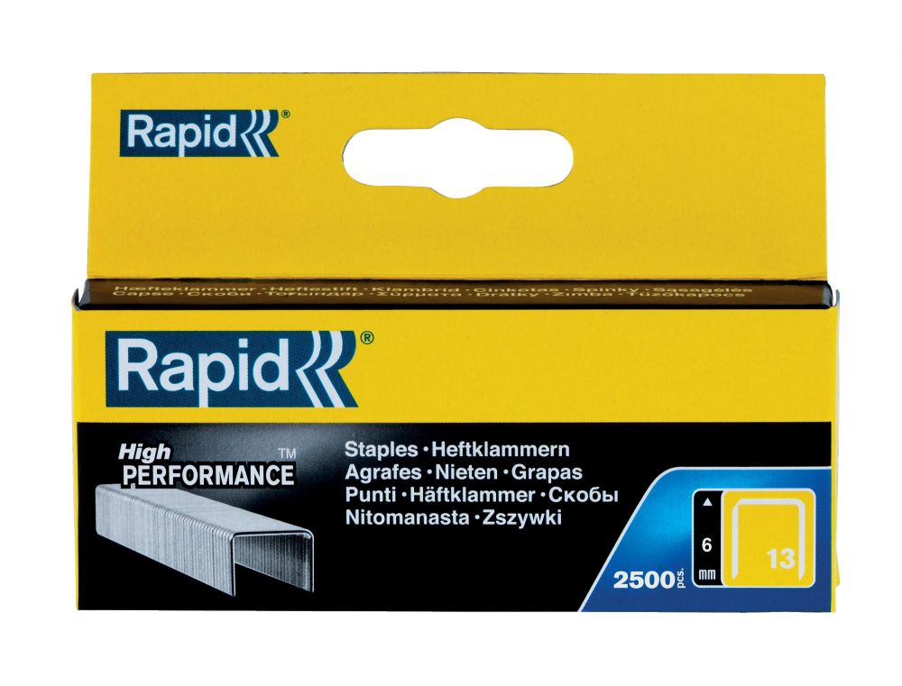 Rapid No. 13 Finewire staple 6 mm