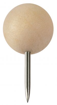 Nobo 1915709 Notice Board Wooden Push Pins - Pack of 40 thumbnail 1