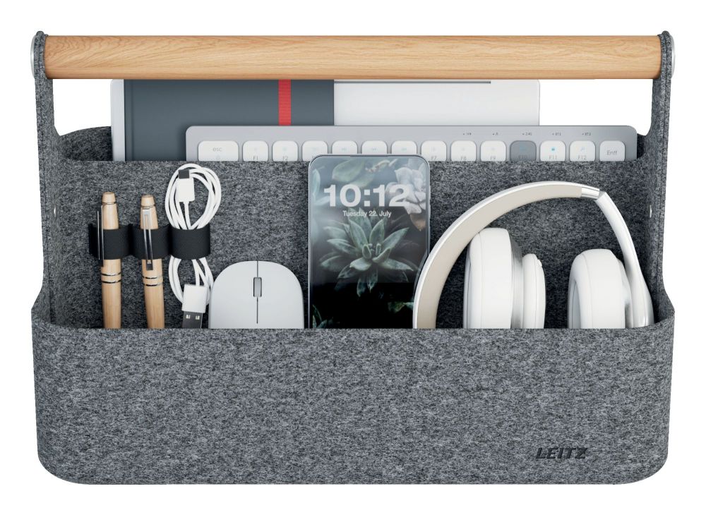 Leitz 61980089 Portable Desk Organiser with Handle