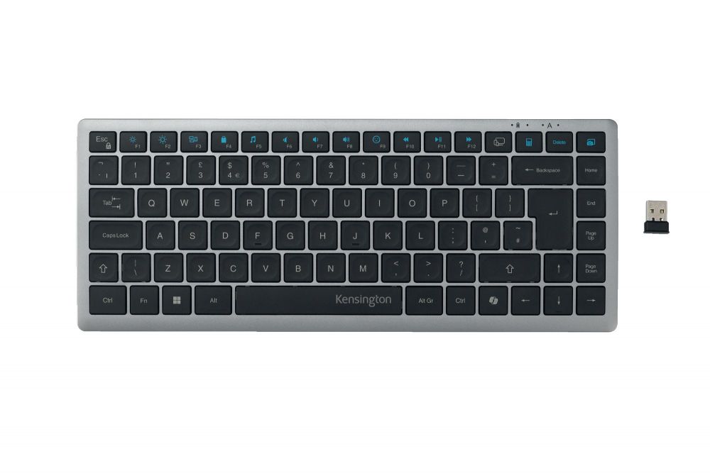 Kensington K75409UK KB435 EQ Rechargeable Multi-Device Compact Keyboard