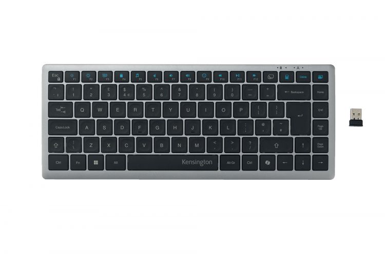 Kensington K75409UK KB435 EQ Rechargeable Multi-Device Compact Keyboard - Image 1