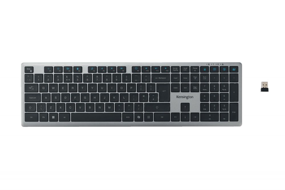 Kensington K75408UK KB535 EQ Rechargeable Multi-Device Keyboard