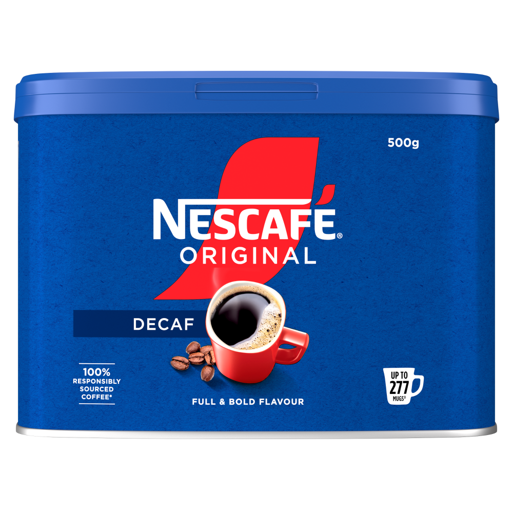NESCAFE Original Decaf Coffee 500g Tin