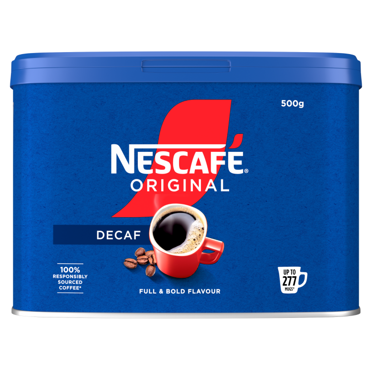 NESCAFE Original Decaf Coffee 500g Tin - Image 1