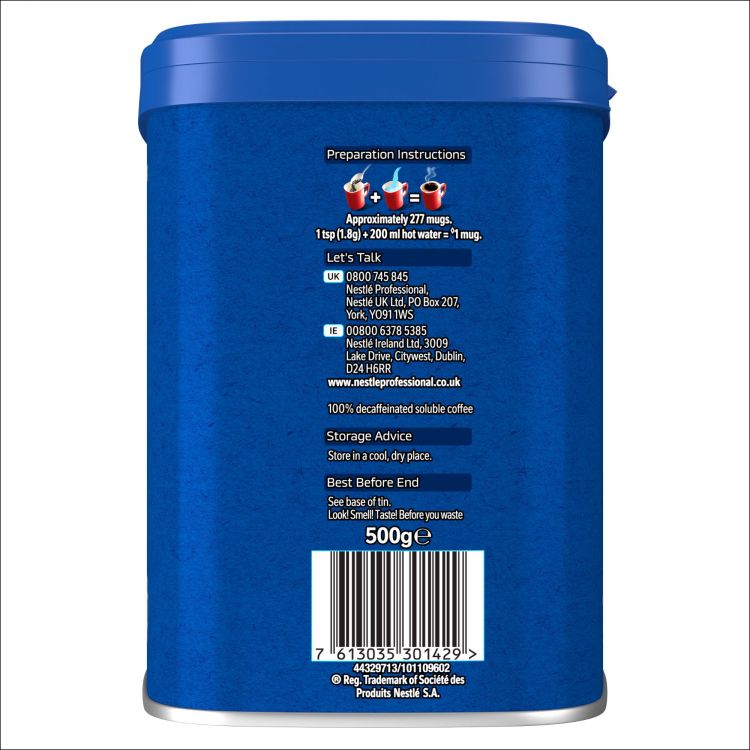 NESCAFE Original Decaf Coffee 500g Tin - Image 4