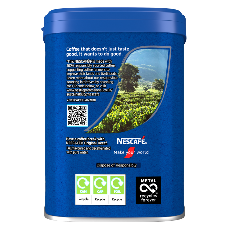 NESCAFE Original Decaf Coffee 500g Tin - Image 4