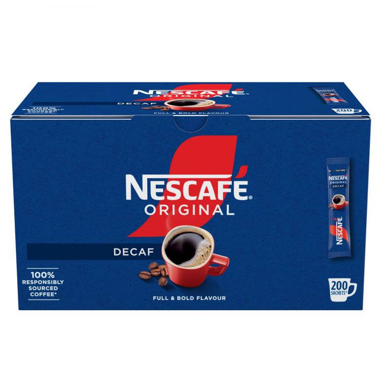 NESCAFE Original Decaf Coffee 200 Sachets - Image 3