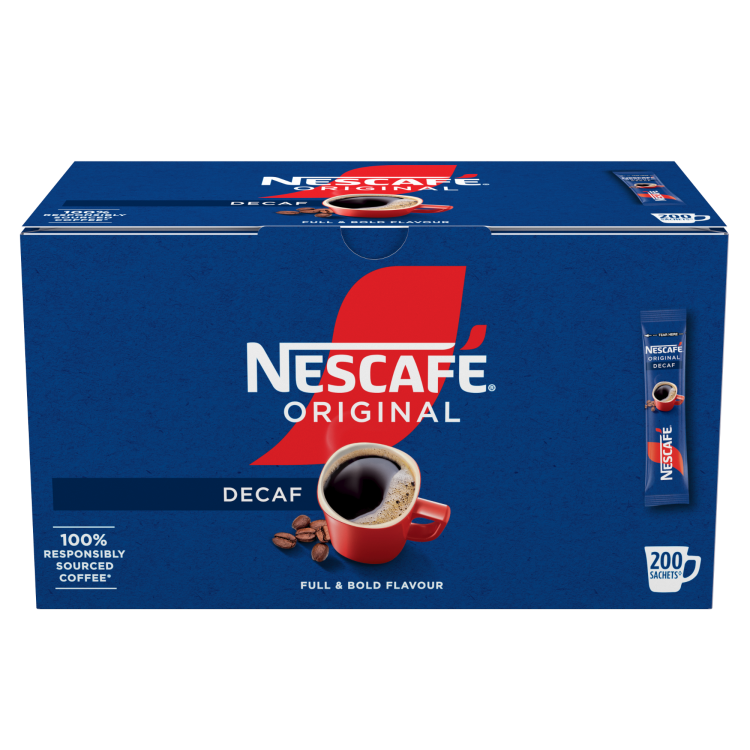 NESCAFE Original Decaf Coffee 200 Sachets - Image 3
