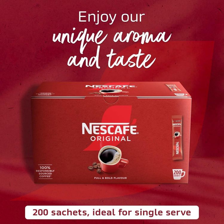 NESCAFE Original Coffee Sachets 200 Sachets - Image 2