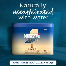 NESCAFE Gold Blend Decaf Coffee 500g Tin thumbnail 2