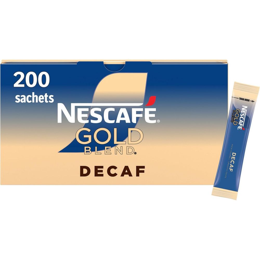 NESCAFE Gold Blend Decaf Coffee 200 Sachets