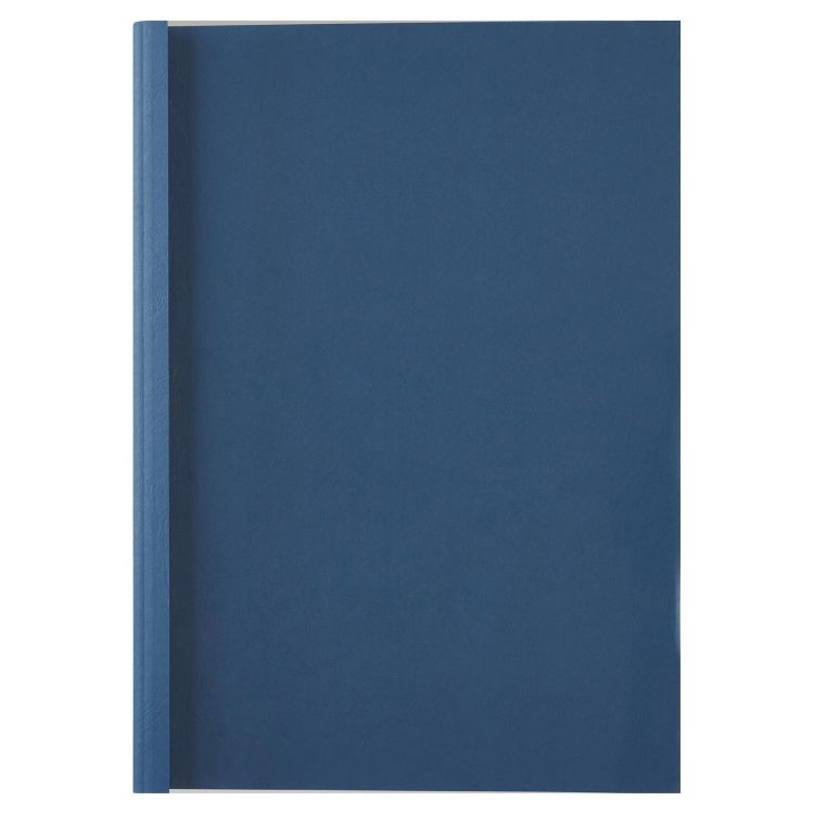 GBC IB451003 Blue Leathergrain Thermal 1.5mm Binding Covers - Image 2