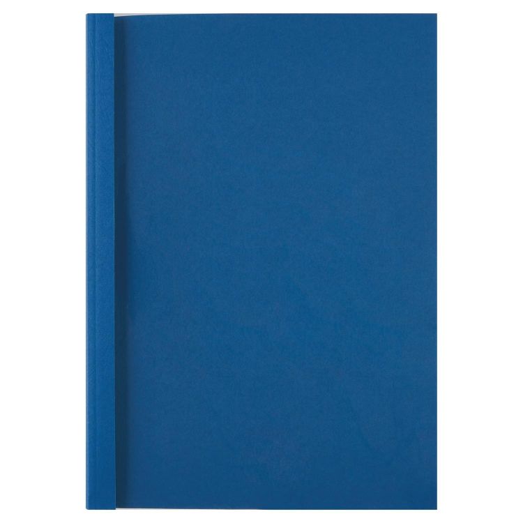 GBC IB451010 Leathergrain Blue Thermal 3mm Binding Covers - Image 2