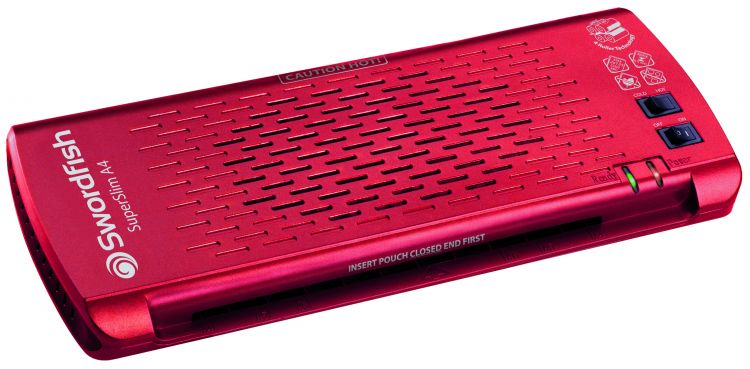 Swordfish Superslim A4 Red Laminator