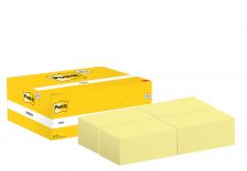 Post-it Pack of 20 Notes Value Pack 76x127mm 100 Sheets Canary Yellow thumbnail 1