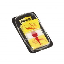 Post-it Pack of 50 Index Flags Repositionable Sign Here 25x43mm thumbnail 3