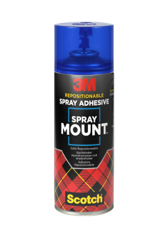Scotch Spray Mount Transparent Repositioning Adhesive Spray Can 400ml thumbnail 1