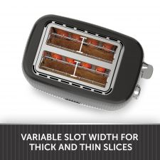 Breville VTR001 Bold 2-Slice Toaster Black thumbnail 3