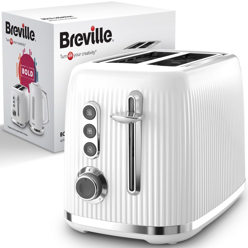 Breville VTR037 Bold 2-Slice Toaster White