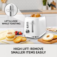 Breville VTR037 Bold 2-Slice Toaster White thumbnail 5