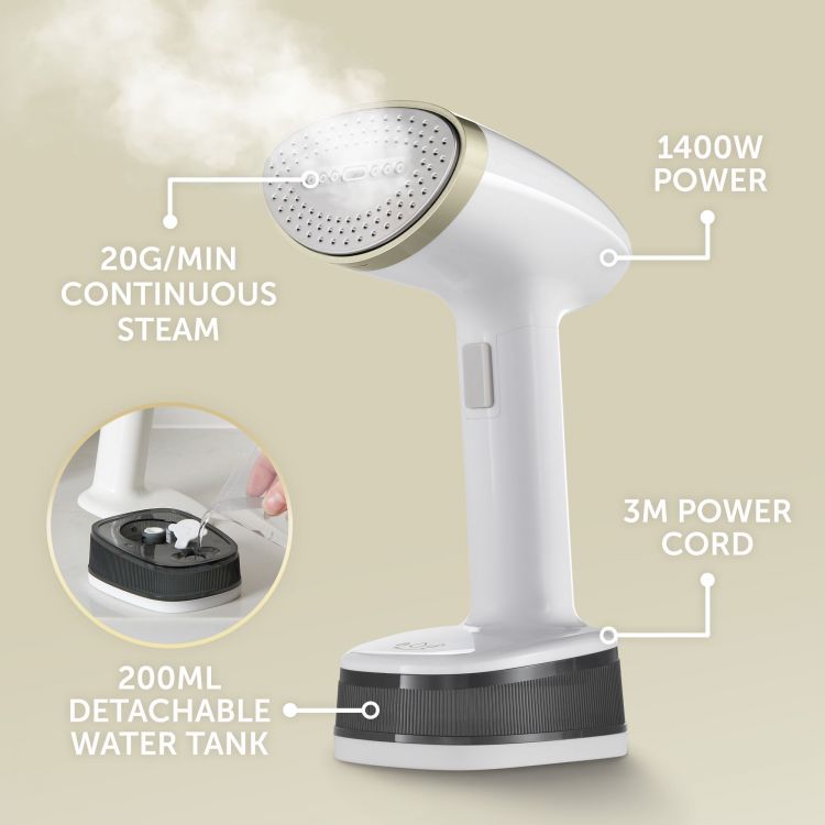 Breville VIN430 CompactSteam 1400W Handheld Garment Steamer - Image 2