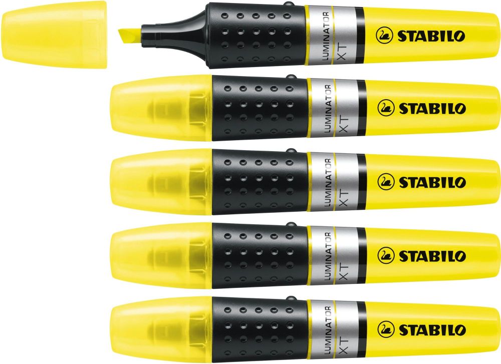 STABILO LUMINATOR Highlighter Pack of 5 Yellow