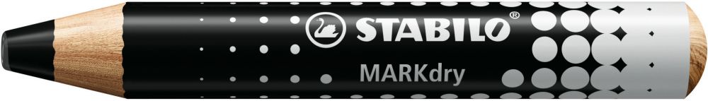 Stabilo MARKdry Whiteboard and Flipchart Marker Pencil Pack of 5 Black