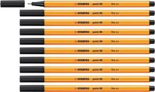 STABILO point 88 Fineliner Pack of 10 Black